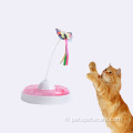 2021 plus récents jouets de chat rotatifs électriques en plastique interactifs